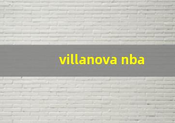 villanova nba